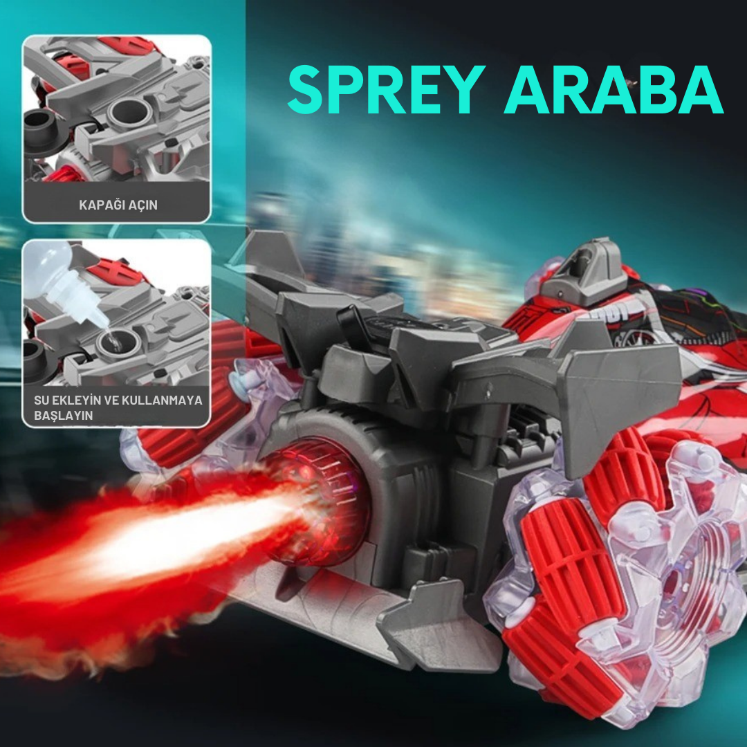 Eğlenceli Çok Fonksiyonlu Aksiyon Yarış Arabası