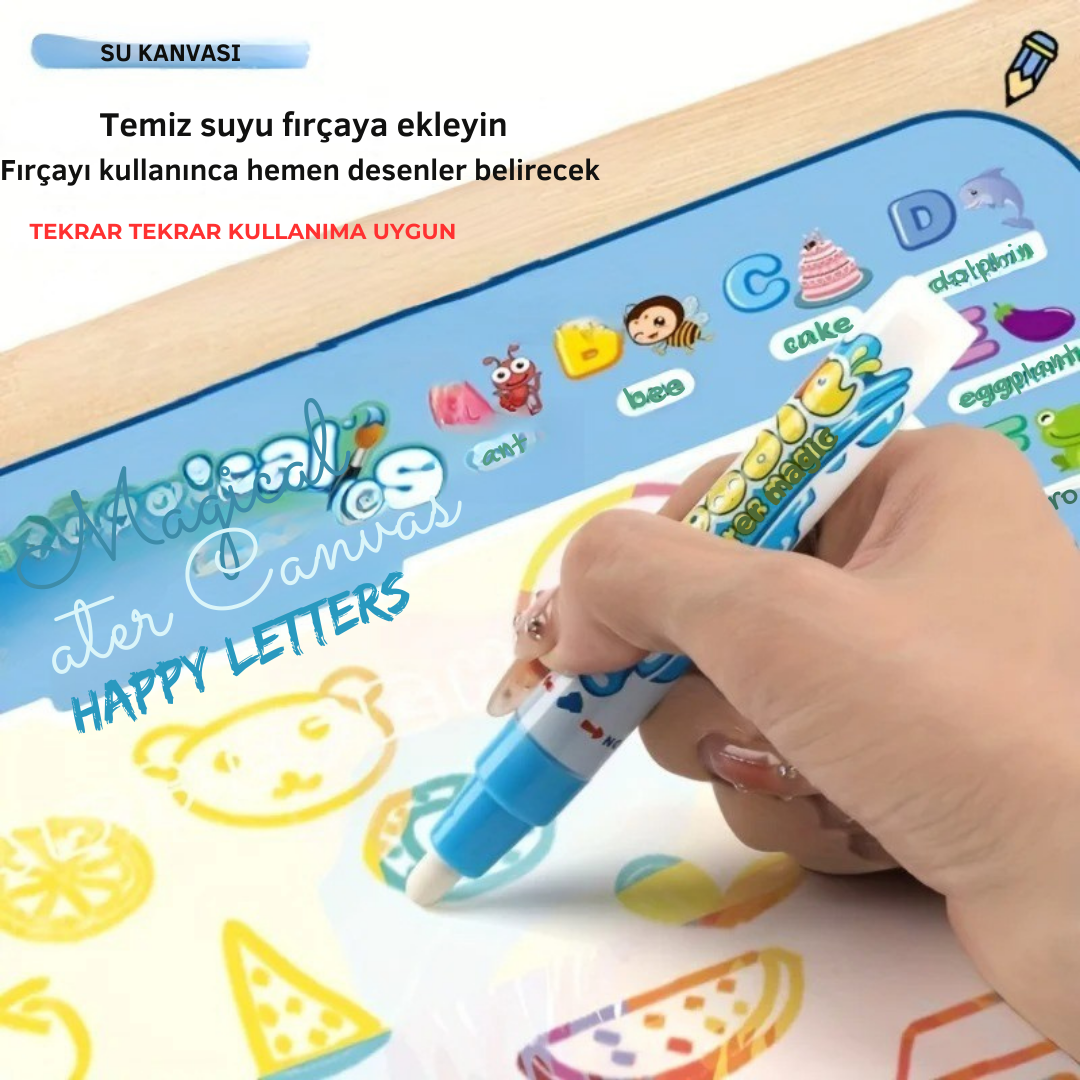 Eğlenceli Sihirli Su Bazlı Çizim Kanvası
