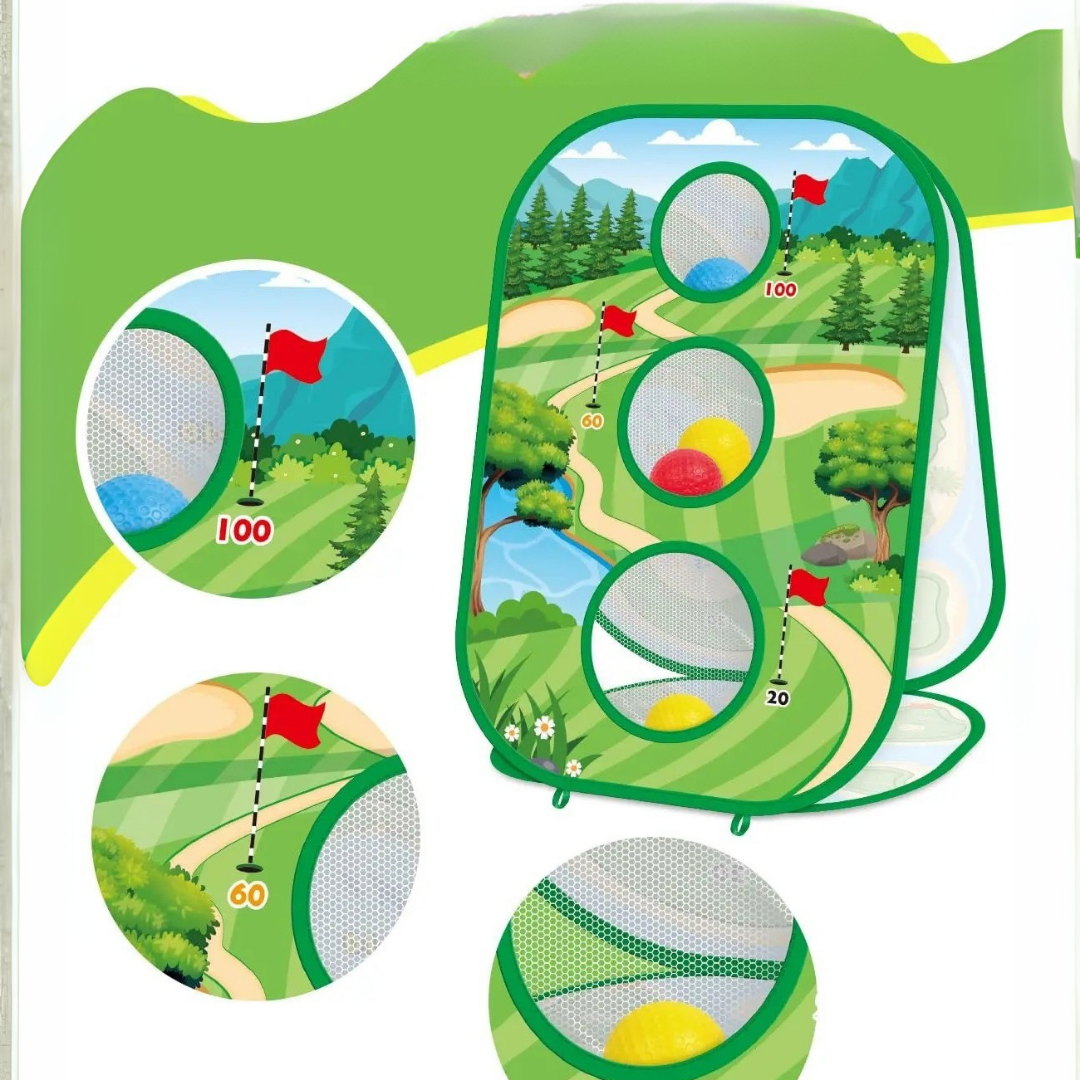 Eğlenceli Golfçü Çocuk Oyun Seti