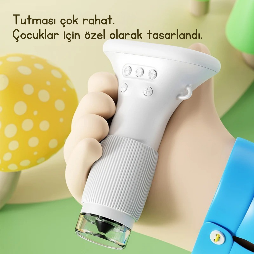 Kaşif Çocuklar Eğlenceli Mikroskop