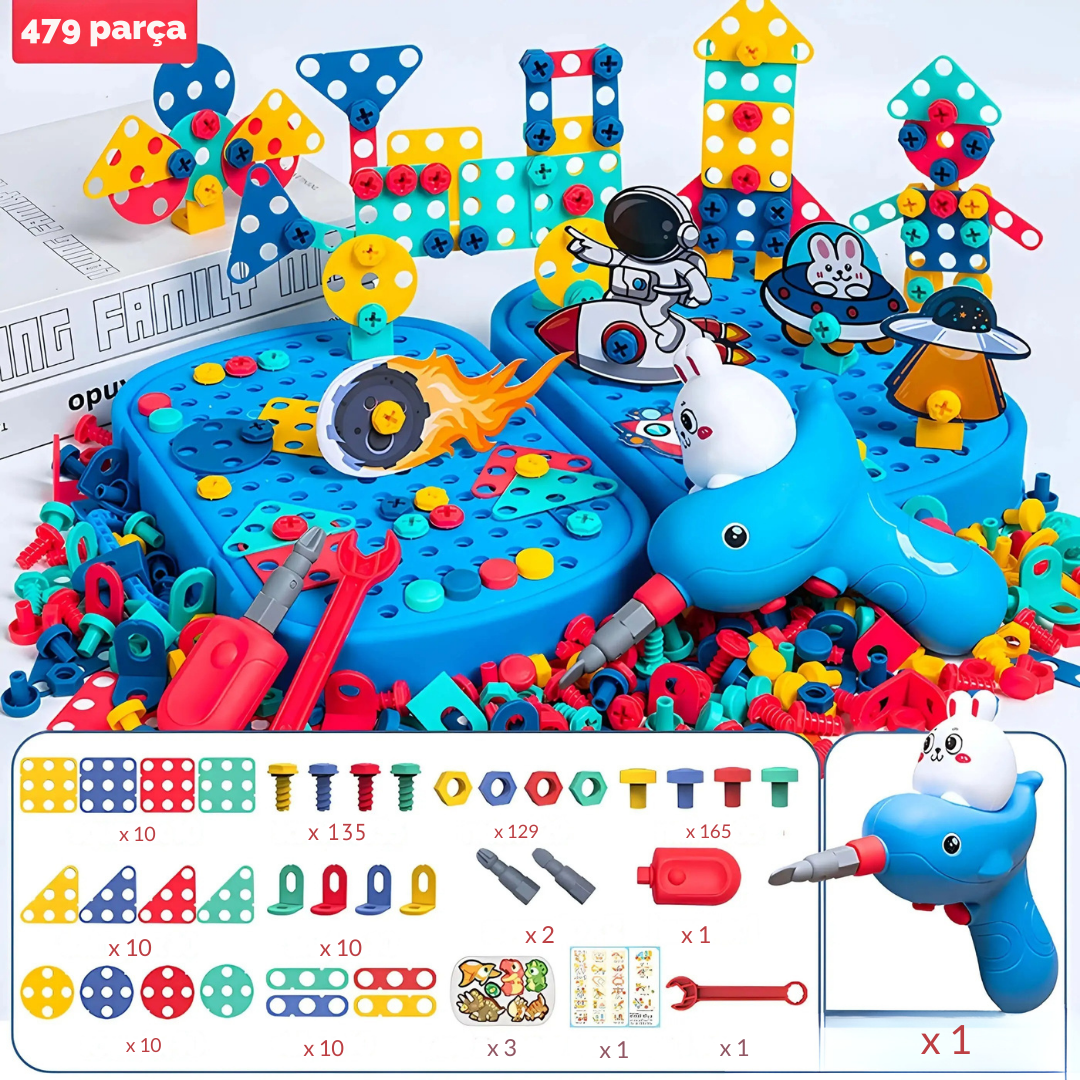 Eğlenceli Minik Mühendisler Yaratıcı Set