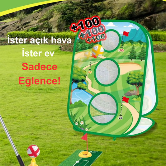Eğlenceli Golfçü Çocuk Oyun Seti